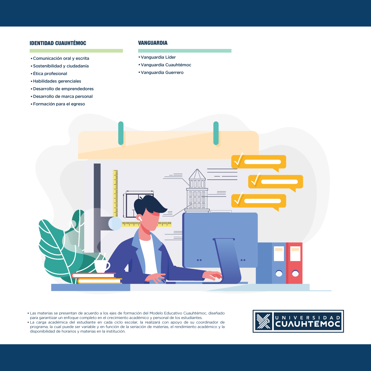 Nuestra licenciatura en Arquitectura te ofrece un plan de estudios completamente actualizado, cuyas materias tendrán un gran impacto en tu futuro profesional. 